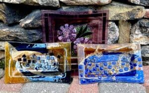 fused glass plates