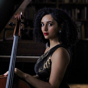 A photo of cellist Anita Graef