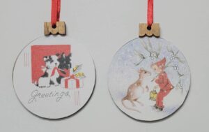 Colored Pencil Christmas Ornaments December 2023