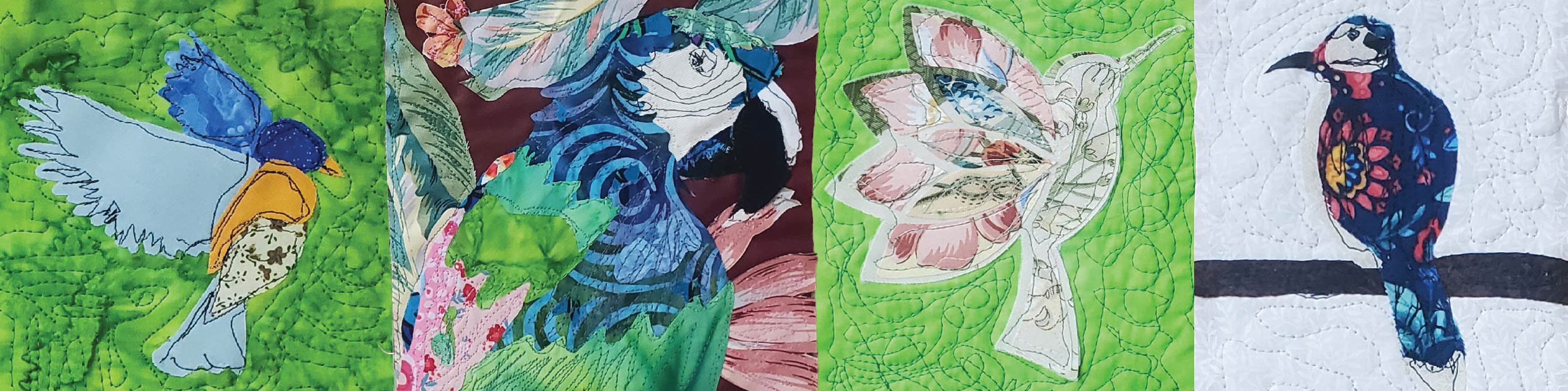 a compilation of journal fabric squares for the journal class