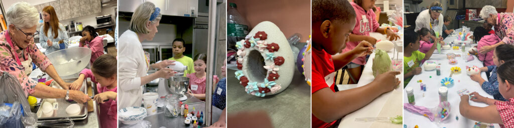 Decorated eggs from our youth sugared egg class