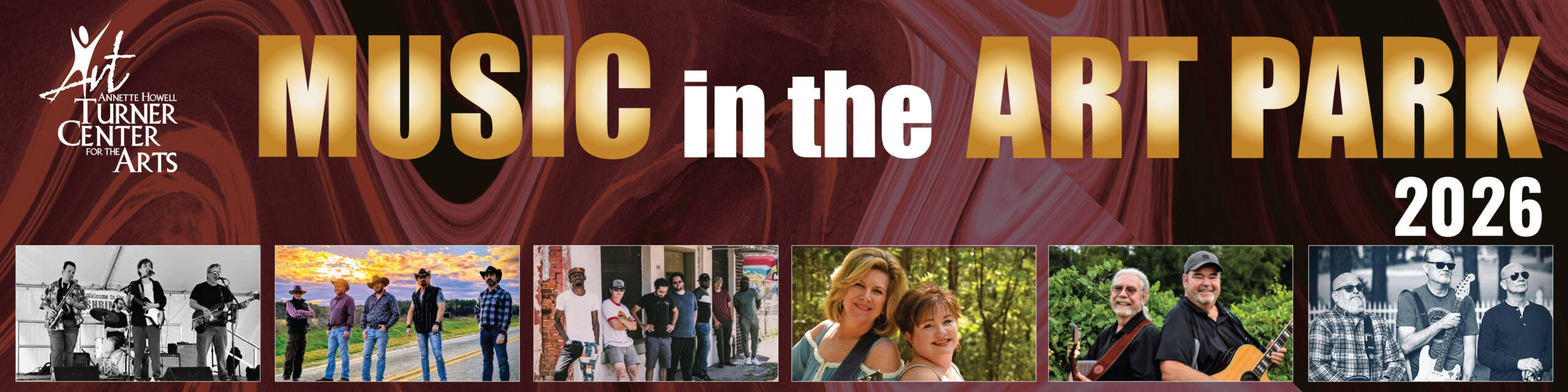Music in the art park lineup of bands performing